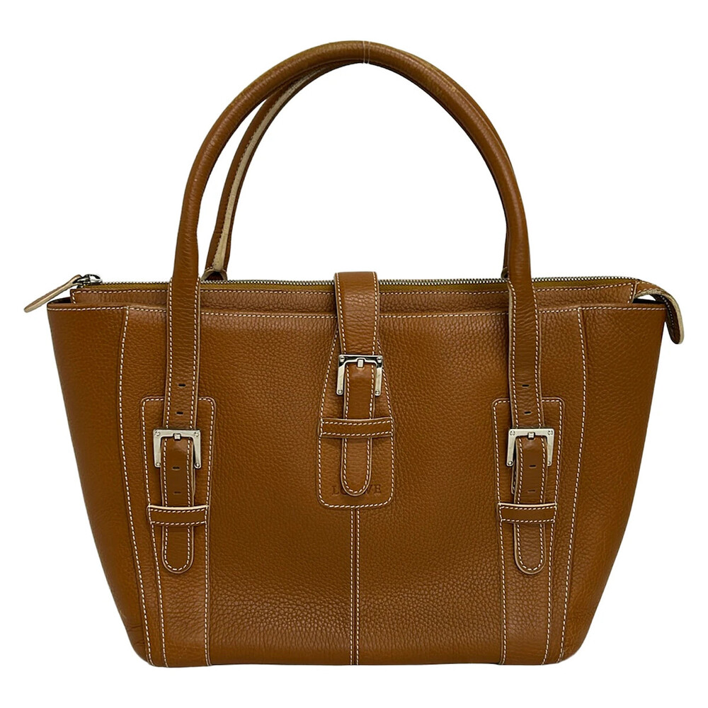 Loewe Senda Brown Leather Handbag #324011L73B